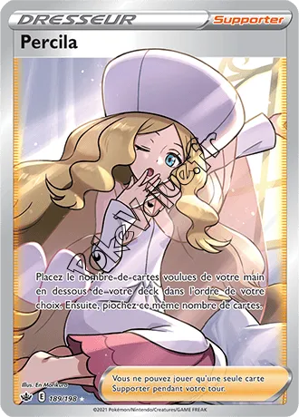 Carte Pokémon Percila n°189 de la série Règne de Glace