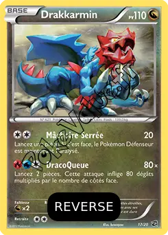 Carte Pokémon Drakkarmin Reverse n°17 de la série Coffre des Dragons