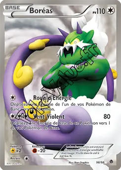 Carte Pokémon Boréas n°98 de la série Pouvoirs Émergents