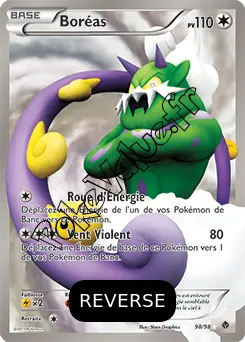 Carte Pokémon Boréas Reverse n°98 de la série Pouvoirs Émergents
