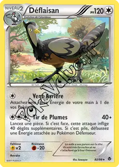 Carte Pokémon Déflaisan n°82 de la série Pouvoirs Émergents