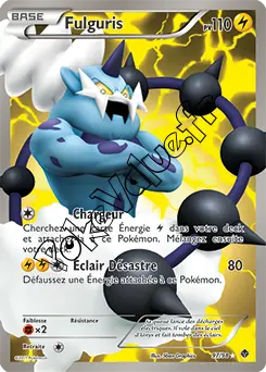 Carte Pokémon Fulguris n°97 de la série Pouvoirs Émergents