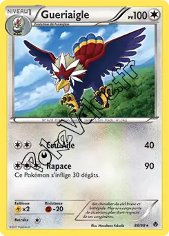 Carte Pokémon Gueriaigle n°88 de la série Pouvoirs Émergents