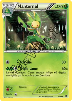 Carte Pokémon Manternel n°8 de la série Pouvoirs Émergents