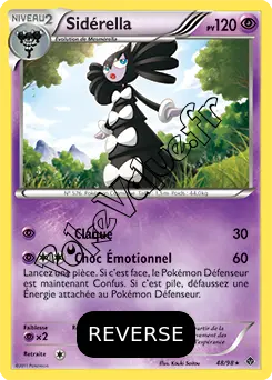 Carte Pokémon Sidérella Reverse n°48 de la série Pouvoirs Émergents