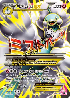 Carte Pokémon MAltaria EX  n°121 de la série Impact des destins