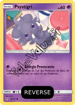Carte Pokémon Psystigri Reverse n°44 de la série Lumière Interdite