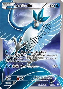 Carte Pokémon Articuno  n°25 de la série Générations