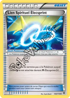 Carte Pokémon Lien Spirituel Élecsprint n°100 de la série Vigueur Spectrale