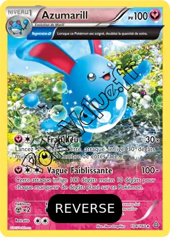Carte Pokémon Azumarill  Reverse n°104 de la série Primo Choc