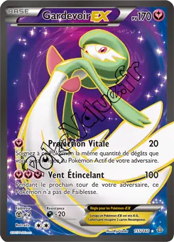 Carte Pokémon Gardevoir EX  n°155 de la série Primo Choc