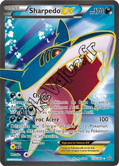 Carte Pokémon Sharpedo EX  n°152 de la série Primo Choc