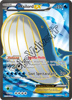 Carte Pokémon Wailord EX  n°147 de la série Primo Choc