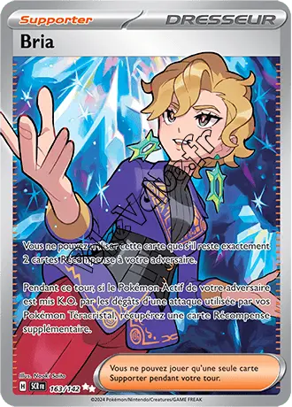 Carte Pokémon Bria n°163 de la série Couronne Stellaire