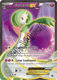 Carte Pokémon Gardevoir EX  n°111 de la série Offensive Vapeur