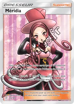 Carte Pokémon Méridia n°173 de la série Duo de Choc