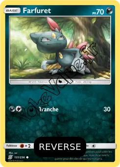 Carte Pokémon Farfuret Reverse n°131 de la série Harmonie des Esprits